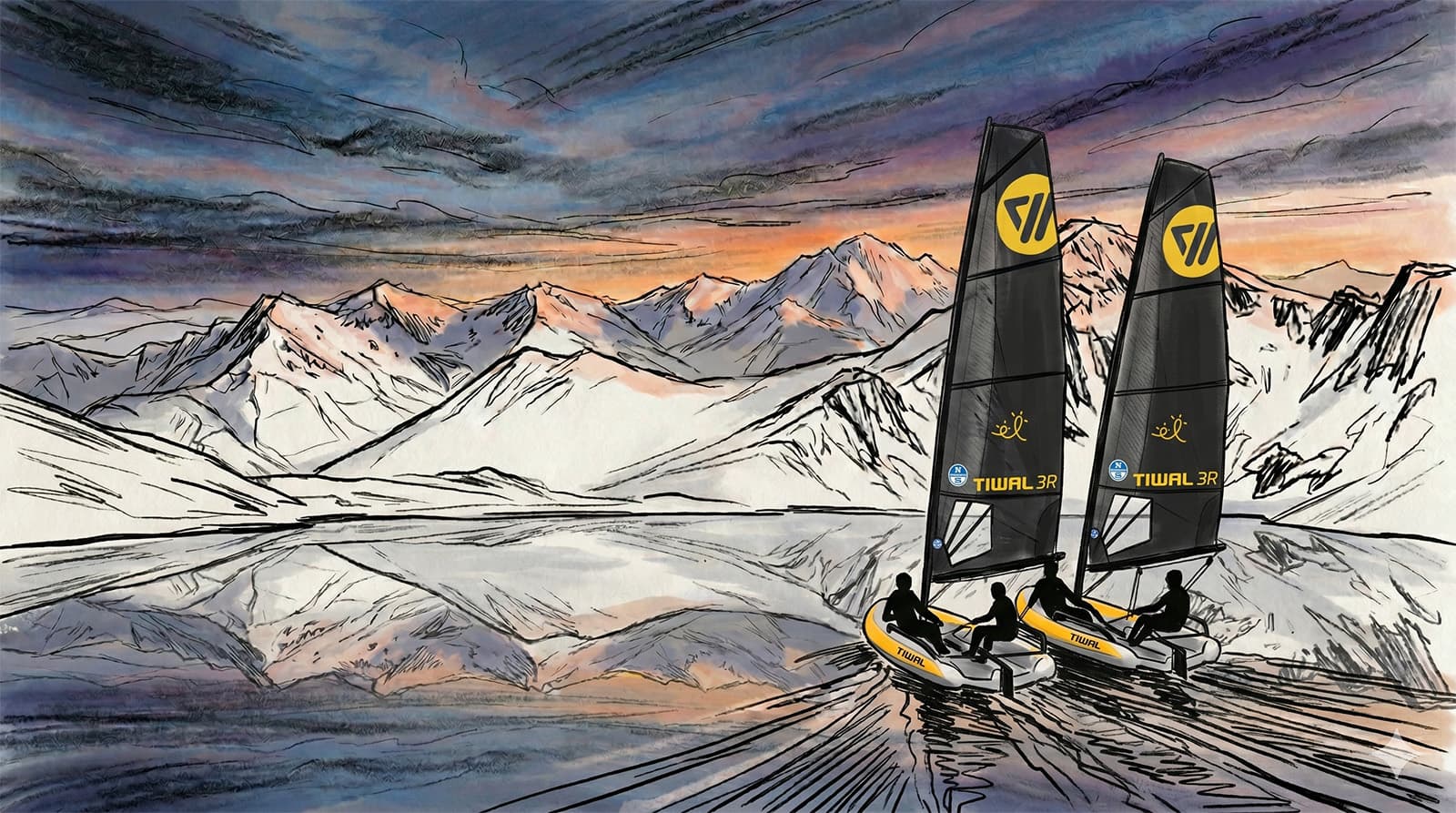 Sailors in the Himalayan mountains